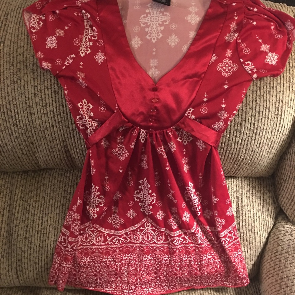 Hot Tempered red shirt size Medium